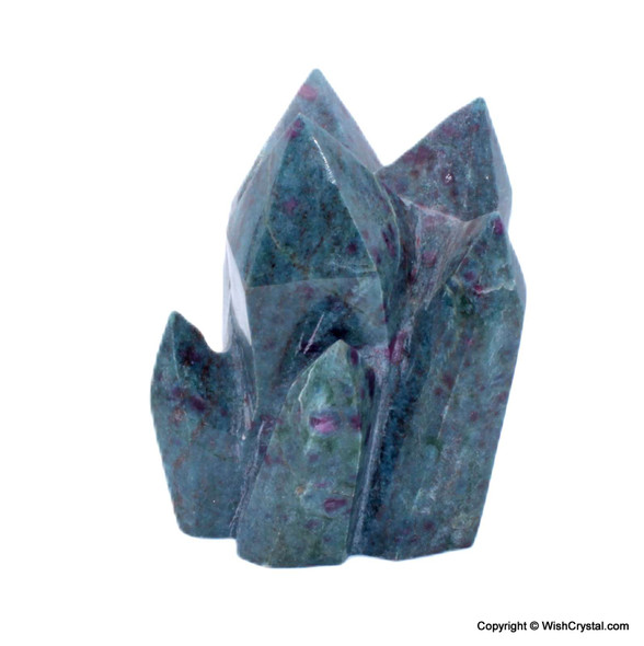 Ruby Ziosite polished natural point - 550 grams