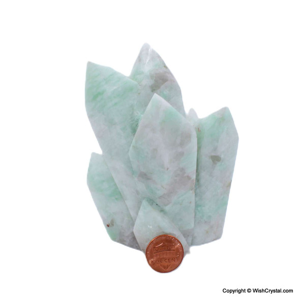 Amazonite polished Natural point - 400 grams