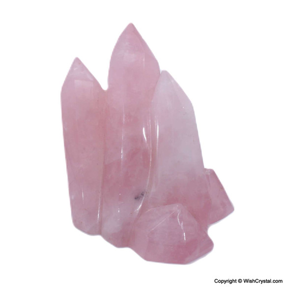 Rose Quartz Polished Natural Point - 400 grams