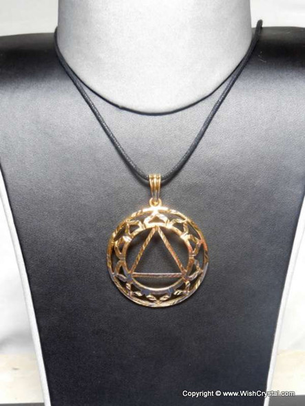 Solar Plexus Chakra Metal Casted Pendant