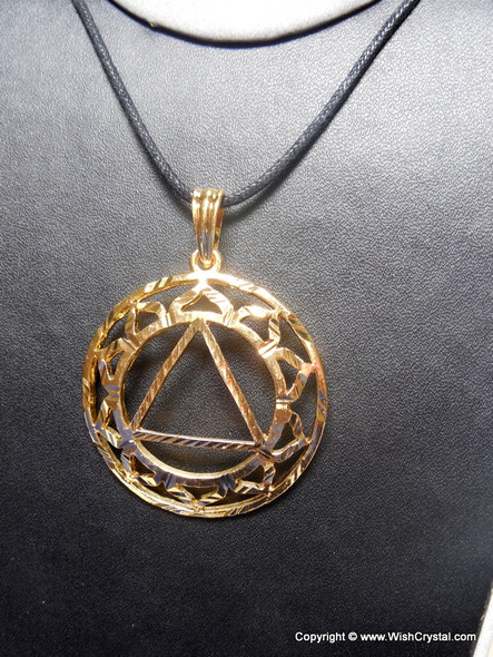 Solar Plexus Chakra Metal Casted Pendant