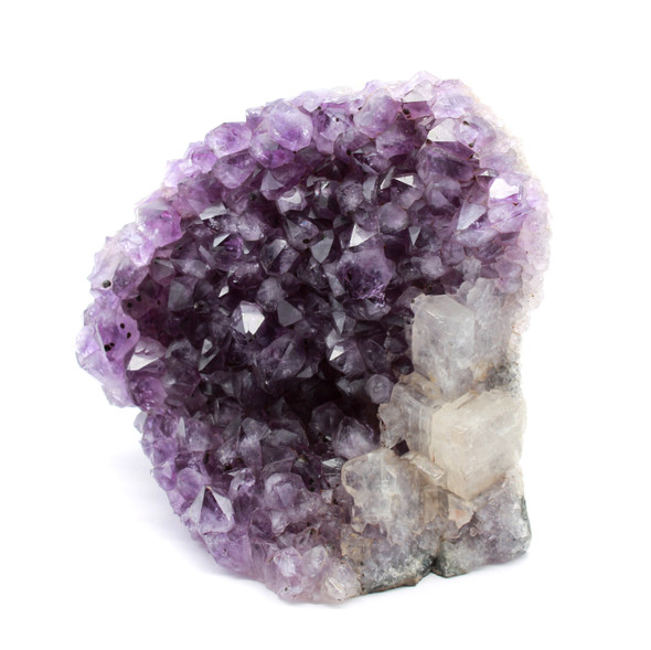 Amethyst & Selenite Aura purple Geode