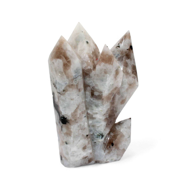Rainbow Moonstone Polished Natural Point - 360 grams