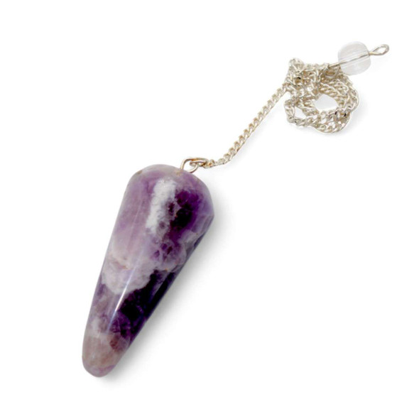 Amethyst Pendulum - round surfaced