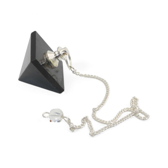 Black Tourmaline Pyramid Pendulum Black Tourmaline Pyramid Pendulum