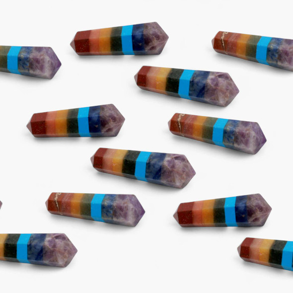Chakra Stones double terminated petite bonded points