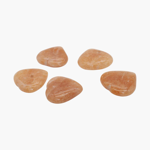 Yellow Aventurine Heart worry stone - small