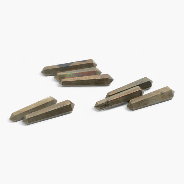 Pyrite Double Terminated crystal points 1 1/2 to 2 inch Pyrite Double Terminated crystal points 1 1/2 to 2 inch