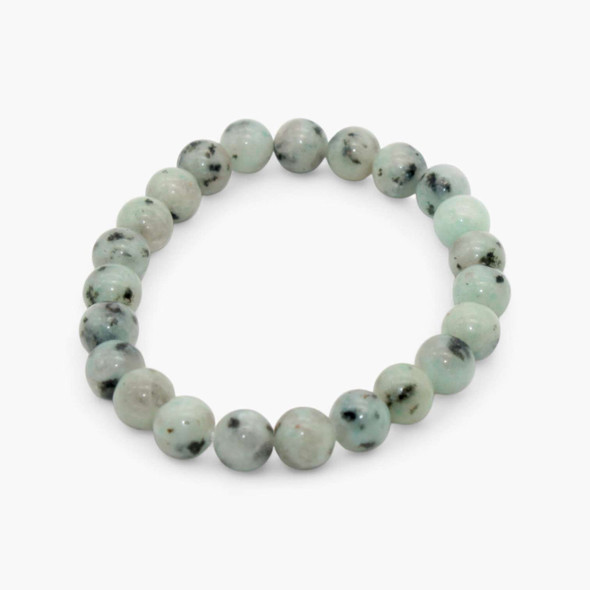 Kiwi Jasper beads bracelet - 8 mm Kiwi Jasper beads bracelet - 8 mm