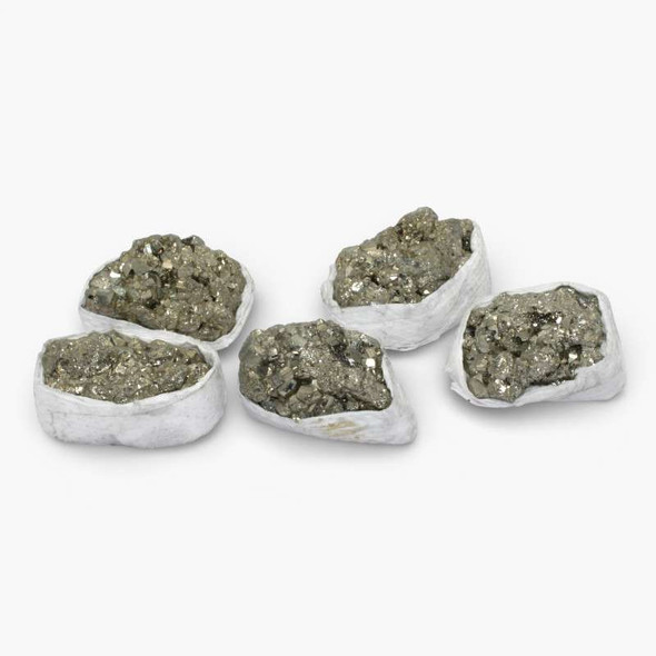 Pyrite Druzy Stones - 1 inch