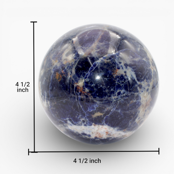 Sodalite Big Size Sphere - 4 1/2 inch