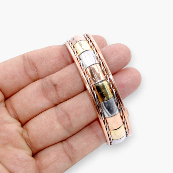 Copper Cuff Bracelet - Tablet design