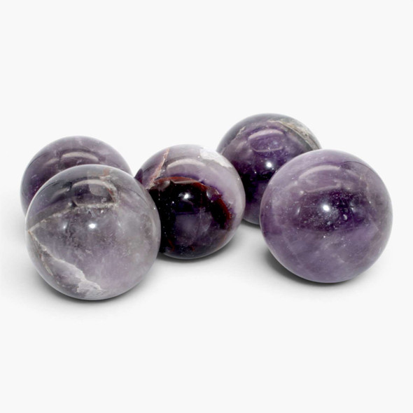 Amethyst spheres - 50 mm
