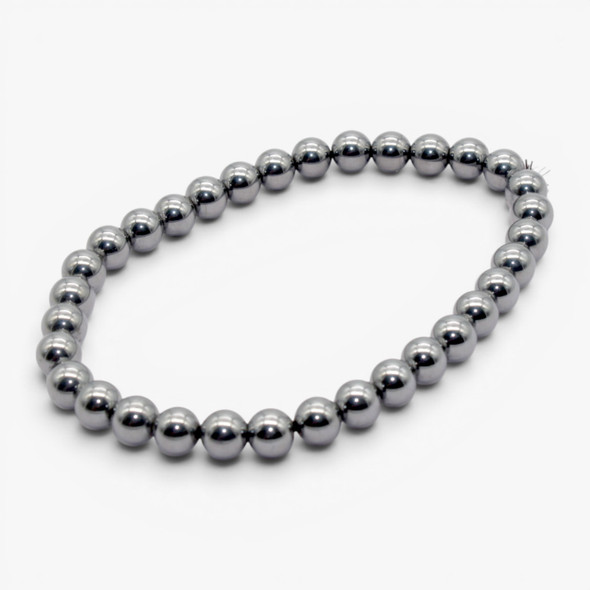 Elite Shungite Beads Bracelet - 6 mm