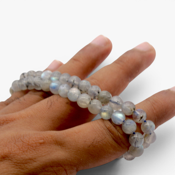 Labradorite Beads Bracelet - 6 mm