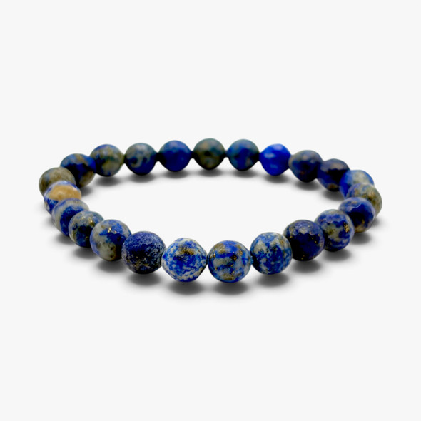 Lapis lazuli Faceted Beads Bracelets - 8 mm