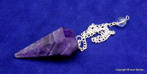 Amethyst Diamond Shape Pendulum