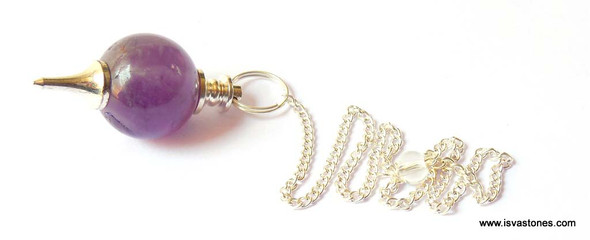 Amethyst Ball Pendulum