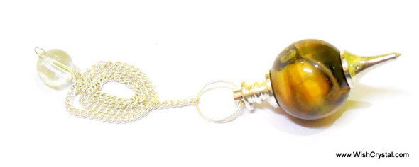 Tiger Eye Ball Pendulum