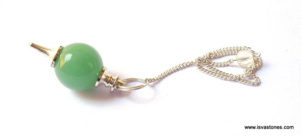 Green Quartz Ball Pendulum