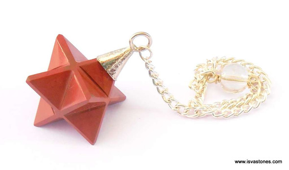 Red Jasper Merkaba Pendulum