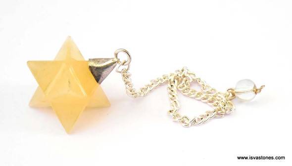 Yellow Aventurine Merkaba Pendulum