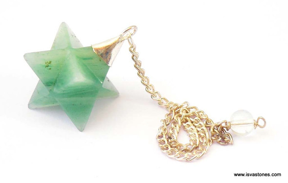 Green Aventurine Merkaba Pendulum