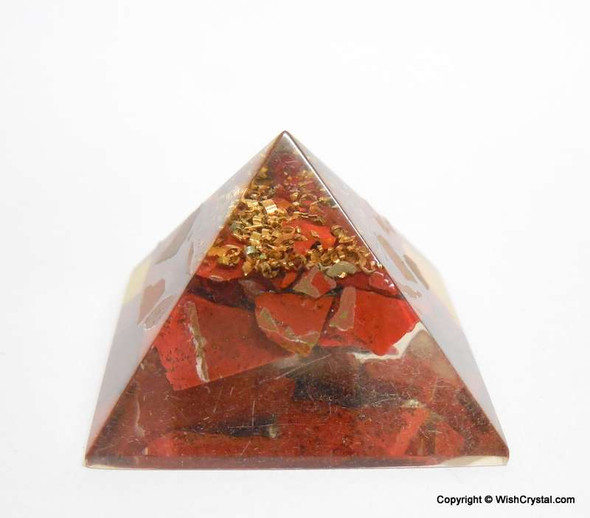 Red Jasper Orgone Pyramid - 25 mm