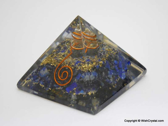 Lapis Lazuli Orgone Pyramid - 40 - 45 mm