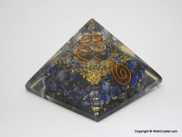 Lapis Lazuli Orgone Pyramid - 40 - 45 mm