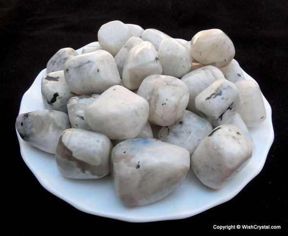 Rainbow MoonstoneTumbles Bag per Kilogram