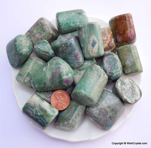 Ruby Fuschite Tumbles Bag per Kilogram