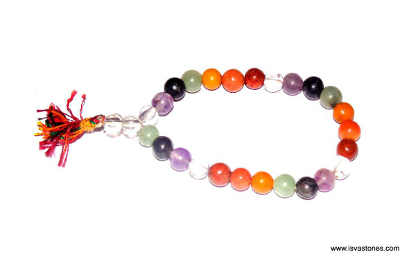 Chakra Beads Bracelet with 7 Chakra Stones