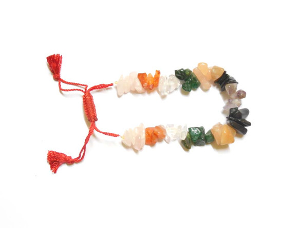 Chakra Chips Bracelet with 7 Chakra Stones