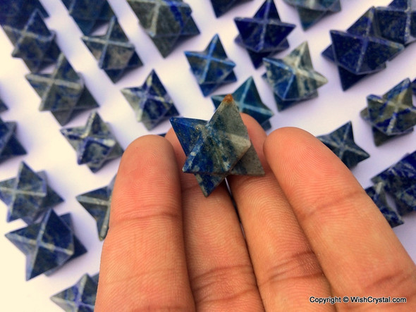 Wholesale Lot of 20 Lapis Lazuli Merkaba Stars Points Wholesale Lot of 20 Lapis Lazuli Merkaba Stars Points