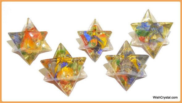 Orgone Merkaba Star Chakra Stones Orgonite Merkaba Star