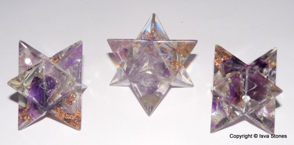 Orgone Merkaba Star Amethyst Orgonite Merkaba Star