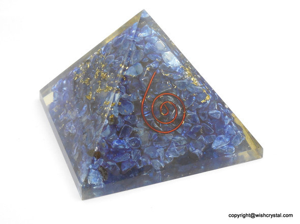 Third Eye Chakra Orgonite Pyramid - 40 mm