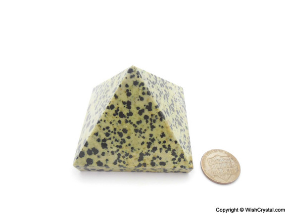 Dalmatian Jasper Big Pyramid 50 mm