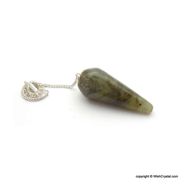 Labradorite Pendulum - round surfaced