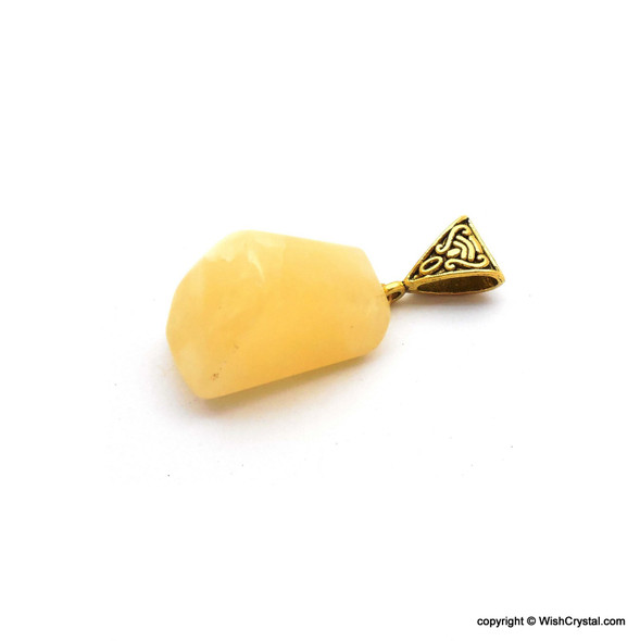 Yellow Aventurine Tumble Stone Pendant