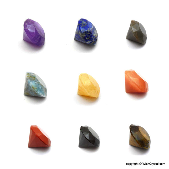 Lapis Lazuli Diamond Shape Meditation Chakra Stone Lapis Lazuli Diamond Shape Meditation Chakra Stone