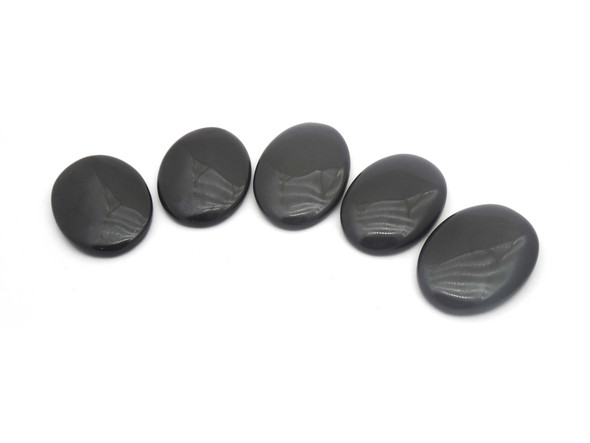 Black Jasper Cabochons for healing - Oval Shape