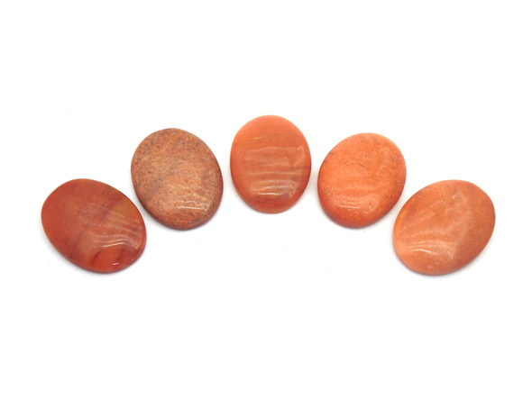 Red Aventurine Cabochons for healing - Oval Shape
