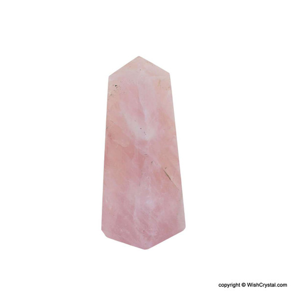 Big Natural Rose Quartz Point - 5 inch