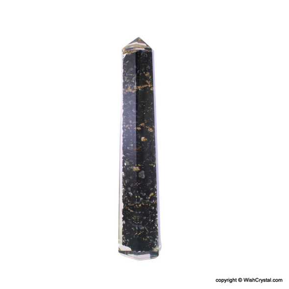 Black Tourmaline Orgonite Obelisk Tower