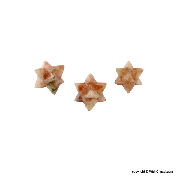 Natural Crystal Merkaba Star