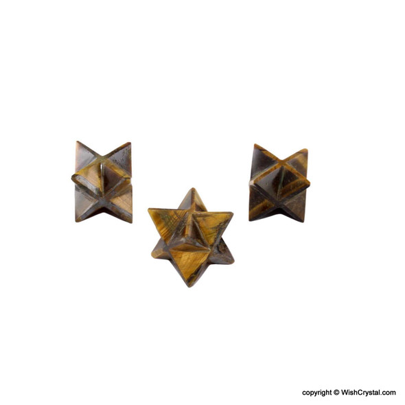 Tiger Eye Merkaba Star
