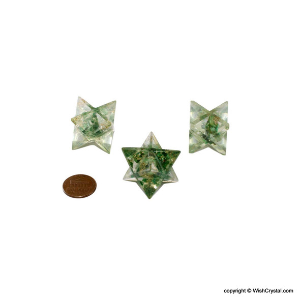Green Aventurine Orgonite Merkaba Star