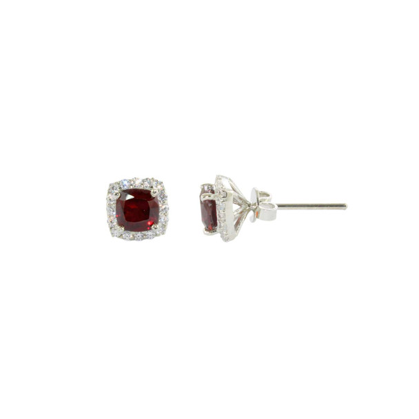 Shimmering Stud Birthstone Earrings
